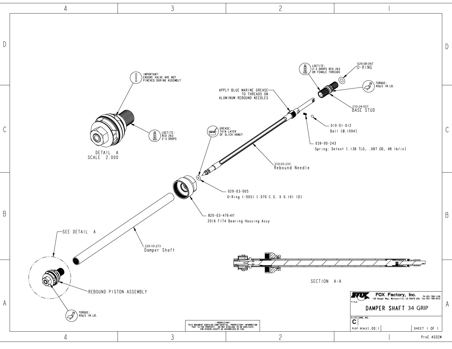 34mm Part Information Bike Tech Help Center FOX